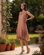 Sleeveless Flared Dress