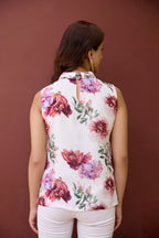 High Neck Bloom Floral Top