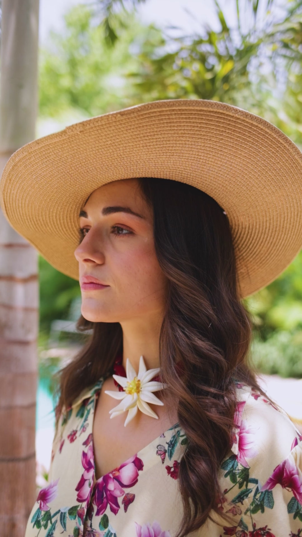 High Neck Bloom Floral Top